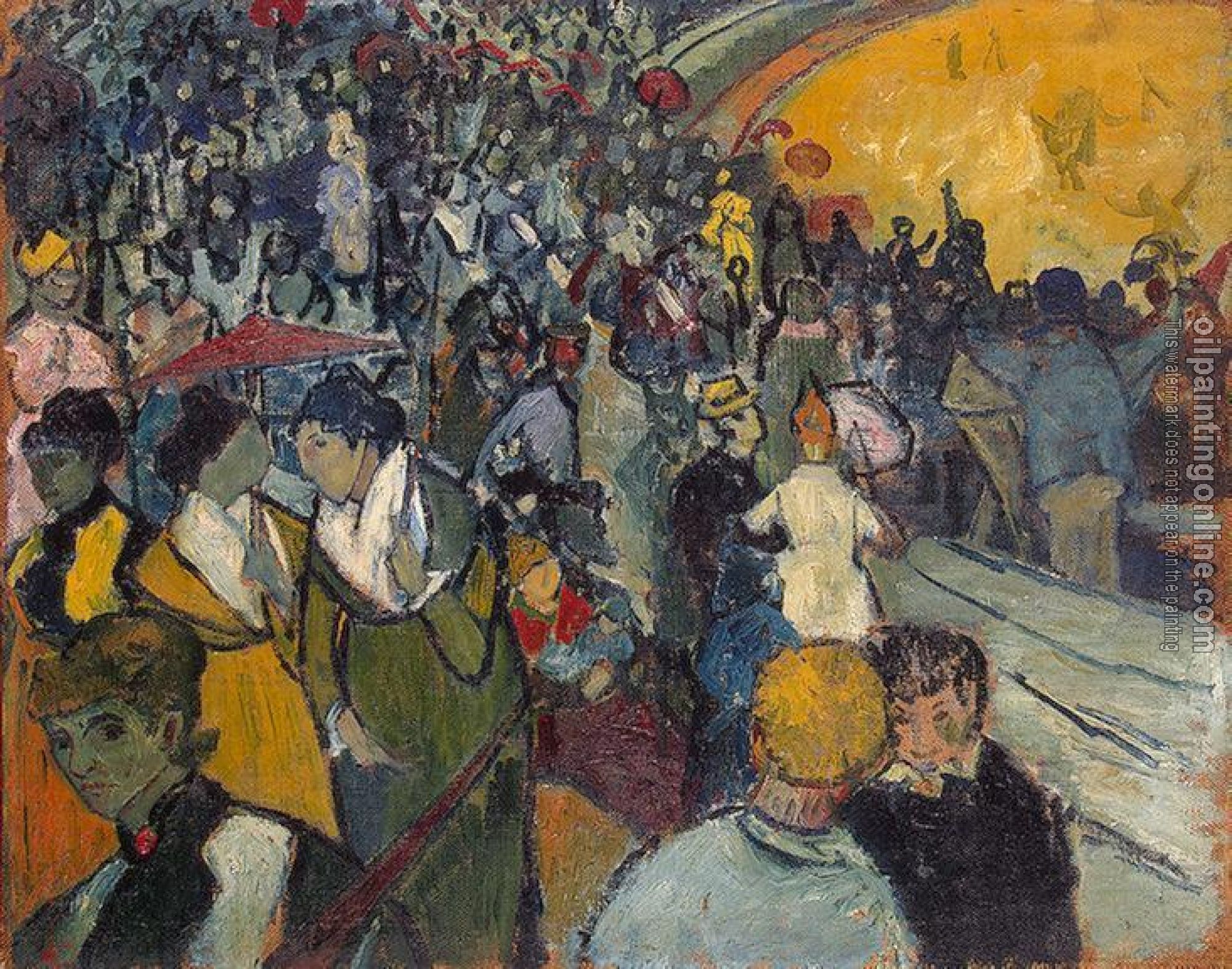 Gogh, Vincent van - Spectators in the Arena at Arles